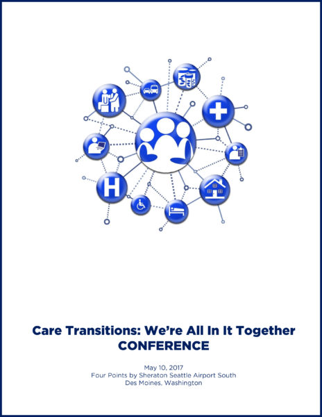 image of 2017 care transitions conference program cover