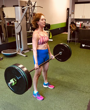 Photo of weightlifter Paula Cipolla