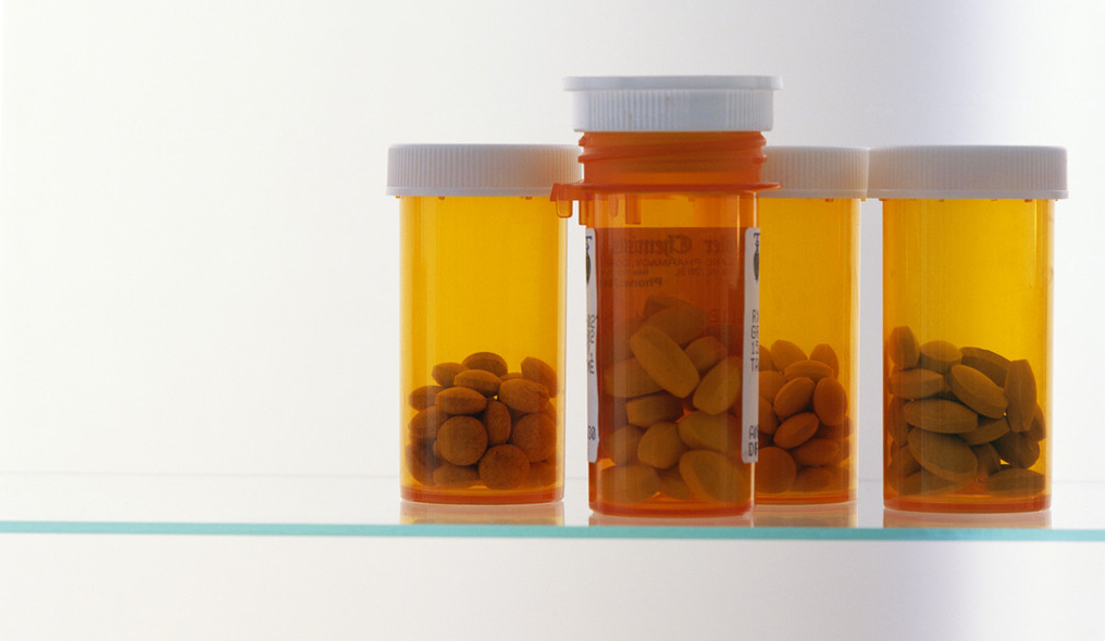Pill Bottles Containing Medication