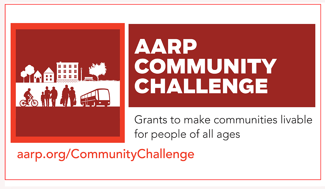 AARP Community Challenge grant banner