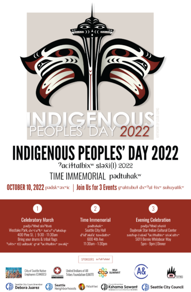 Indigienous Peoples Day 2022 flyer image