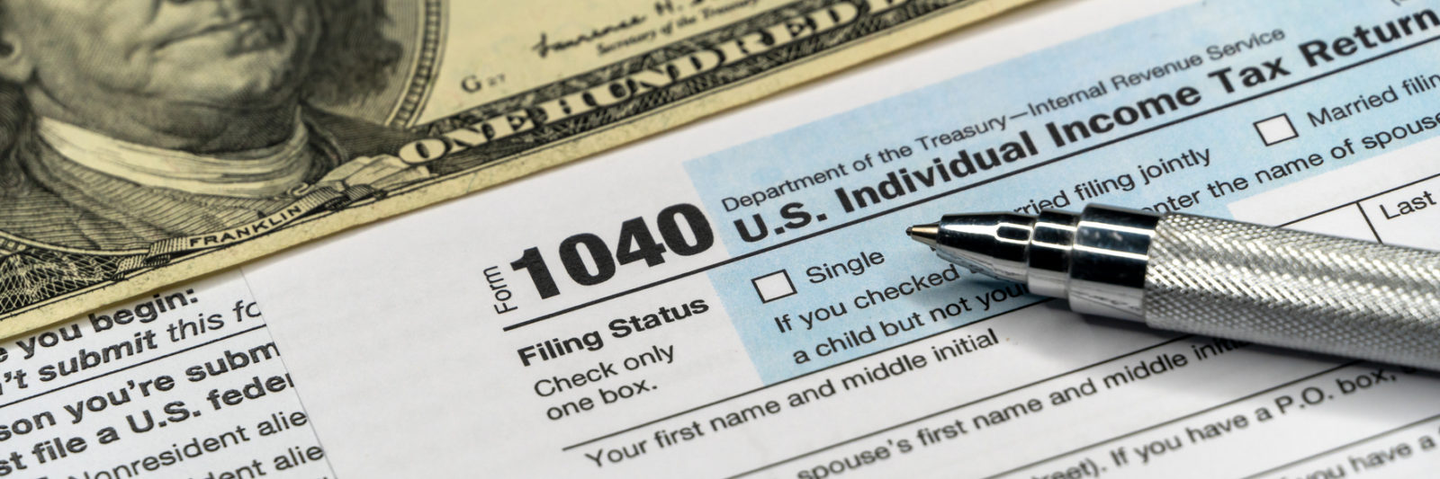 IRS 1040 form