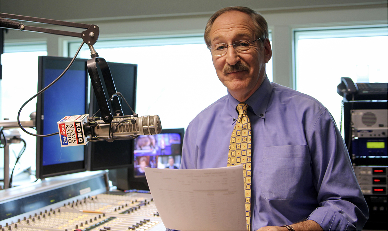 Herb Weisbaum in the newsroom