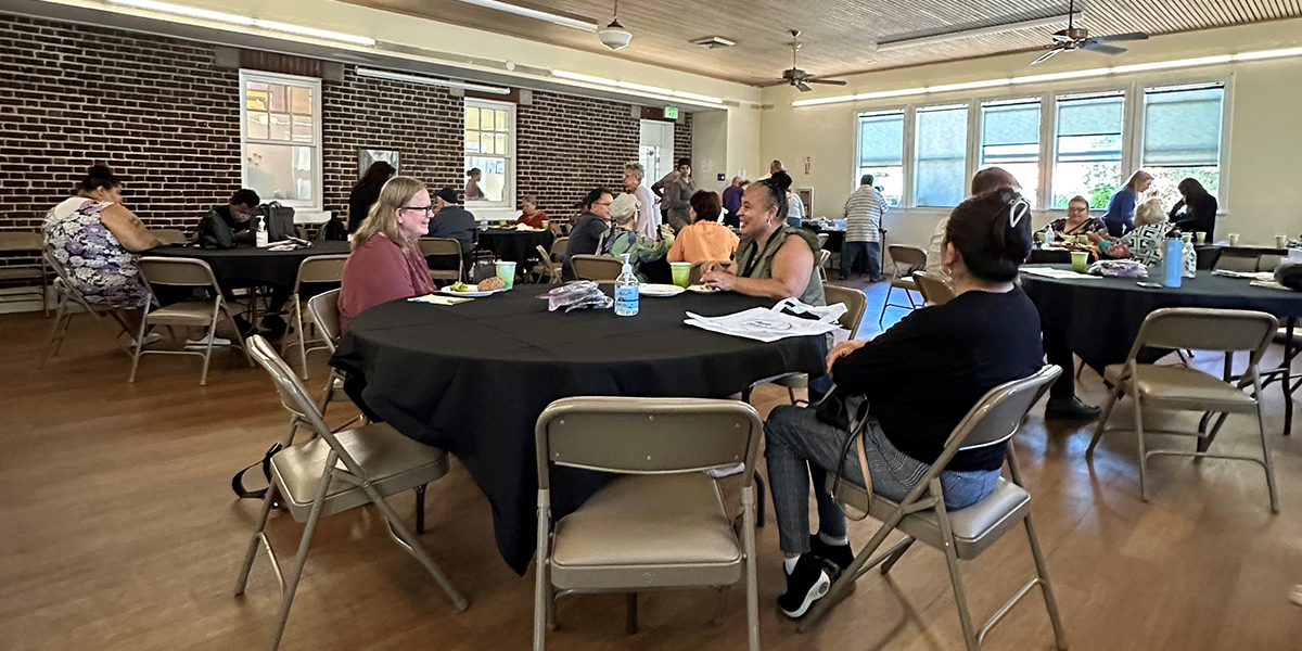 Civic Coffee event held at the South Park Senior Center in Seattle