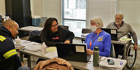United Way of King County Free Tax Prep volunteers and clients