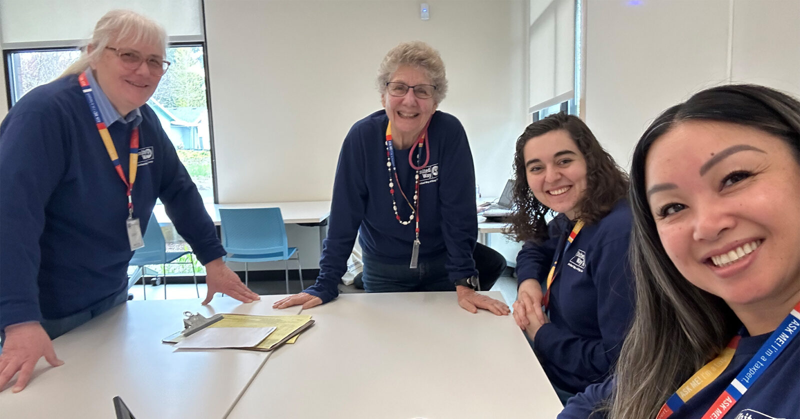 Members of the United Way King County tax prep team